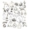 80 Pieces Craft Supplies Antique Silver Animals Cat Dog Pet Charms Pendants for Crafting, Jewelry Findings Making Accessory for DIY Necklace Bracelet (M293)